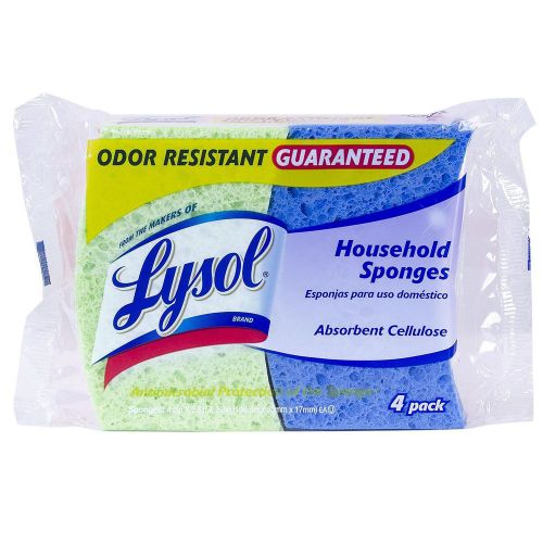 Lysol Odor Resist Sponge 4 Pack