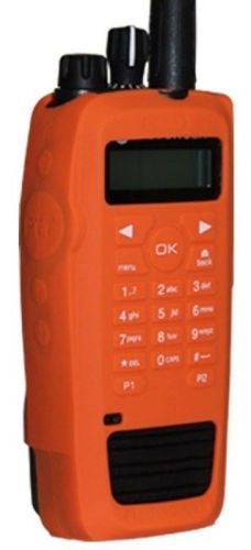Orange silicone protective case for motorola xpr6550 xpr6580 trbo radios for sale