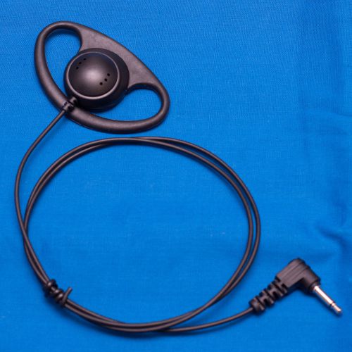 Listening only D-Sharp Earhanger Sytle with 3.5mm Plug to Use with Speaker MIC