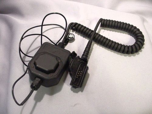 Two-way radio belt switch with connector for sale