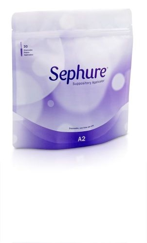 Sephure suppository applicator - 30 pack size a2 for sale