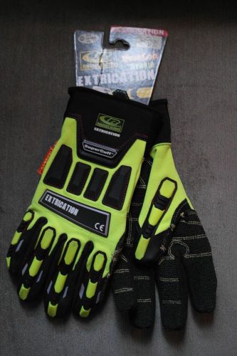 Ringer&#039;s hybrid extrication hi-vis gloves 337-10 - new with tags - size large for sale