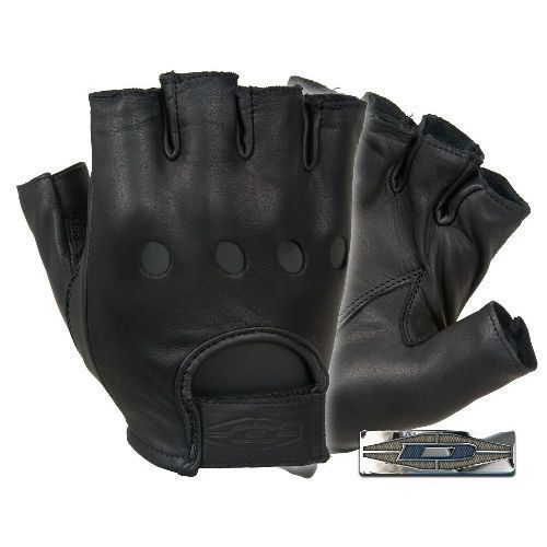 Damascus d22s premium leather driving gloves 1/2 finger medium 736404423212 for sale