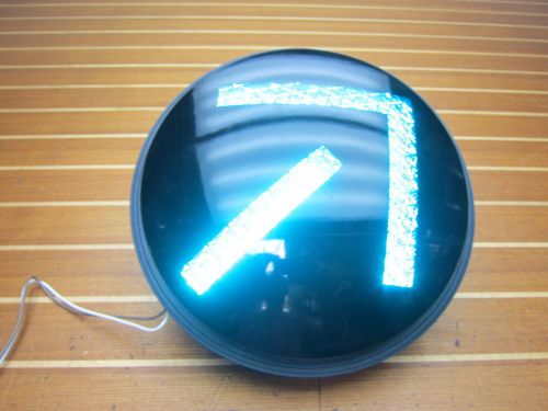 Leotek 12&#034; dia 110 volt ac electric green arrow led traffic signal light module for sale