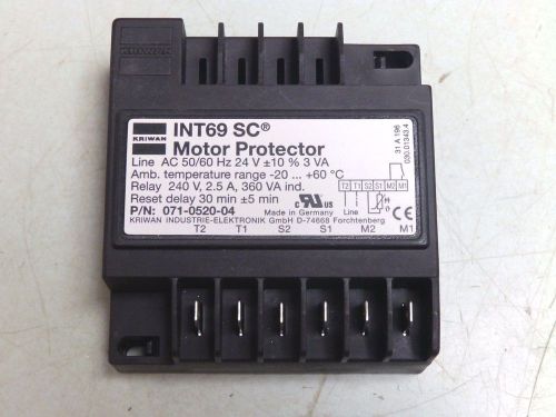 Kriwan INT69 SC Motor Protector  071-0520-04 31 A 196 FREE SHIPPING