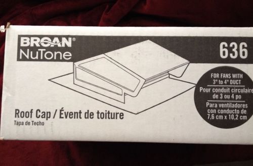 Broan Nutone Roof Cap 636 New In Box