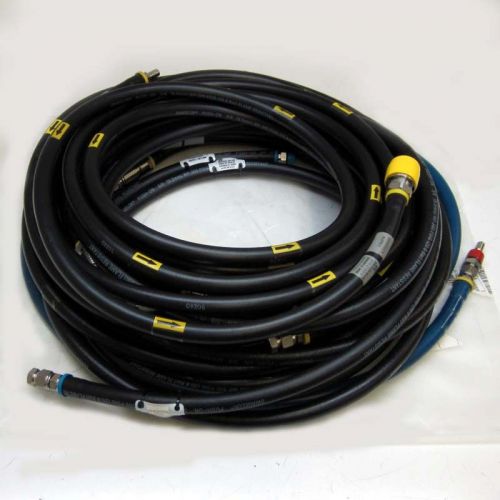 8 new (70&#039;&#039;&#039;&#039;) swagelok 3/8&#034; pb-6 hoses w/16 nss/6hb seal-lok fittings stainless for sale