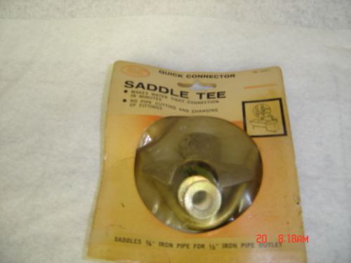 CHICAGO SPECIALTY QUICK CONNECT SADDLE T&#039;S FOR 3/4&#034; IPS-1/2&#034; FIP LOT OF 4