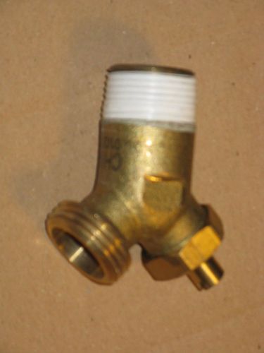 DRAIN COCK 3/4&#034;MPT TO HOSE SHORT