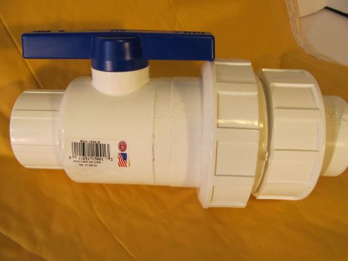 Check valve with ball valve 1-1/2&#034; pvc glue socket bcx-1500-s kbi  new for sale