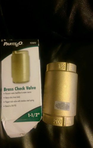 parts20 Brass check valve 1 1_2