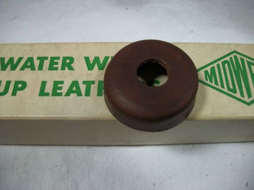 1-1/2&#034; od 711 water well Pump Leather Cup  with 1/2&#034; center hole