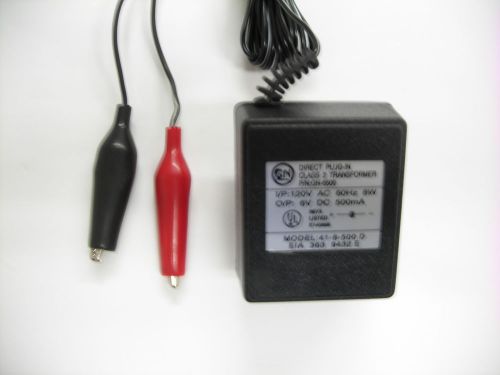 6v Battery Charger for 6v Rechar.battery of Equipment: security alarm/Lighting..
