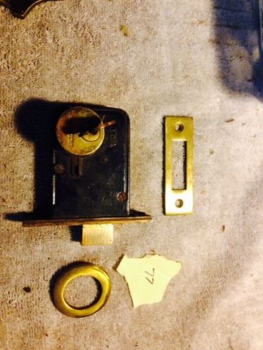 Skillman MORTISE BRASS DEADBOLT Lockset NOS Vintage with Keys
