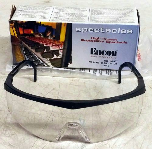 ENCON VERATTI LITES 05209014 BLK CLEAR AF PROTECTIVE SAFETY GOGGLES GLASSES