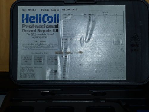 Helicoil 5403-3 Master  Thread Repair Kit M3 X 0.5