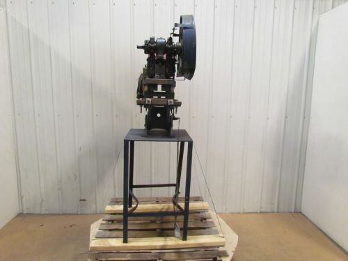 Press Rite Mechanical NO.0 5 Ton OBI Punch Press 4&#034; Throat 1&#034; Stroke 1/2HP