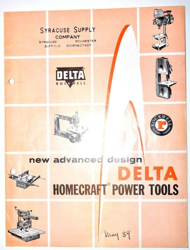NEW ADVANCED DESIGN DELTA HOMECRAFT POWER TOOLS CATALOG Book 1975 #RR20