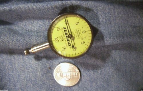 FEDERAL MIRACLE MOVEMENT A60 .001, 0-20-0 FULL JEWEL INDICATOR MACHINIST TAPS