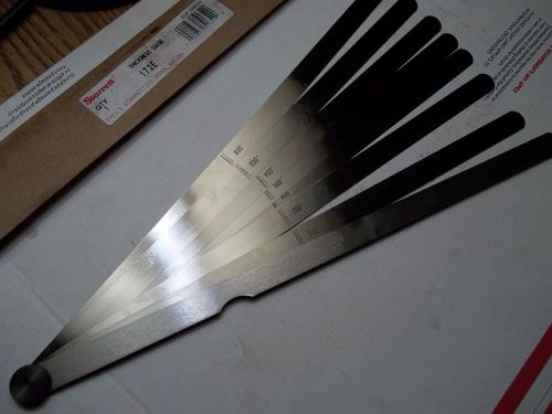New starrett long thickness gage 172e 8 leaves machinist tools mitutoyo feeler for sale
