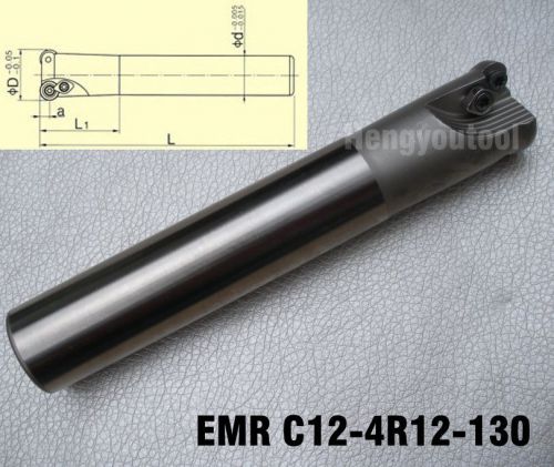 Lot 1pcs EMR C12-4R12-130 Indexable Milling Cutter Holder Dia 12mm Length 130mm