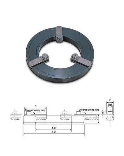 6-10&#034; soft jaw boring ring lathe chucks scroll style for sale