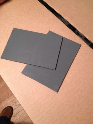 PVC Type 1 Flat Sheet 1/8&#034; (3mm)  12&#034; x 12&#034;  Gray Dark Chemical Resistant