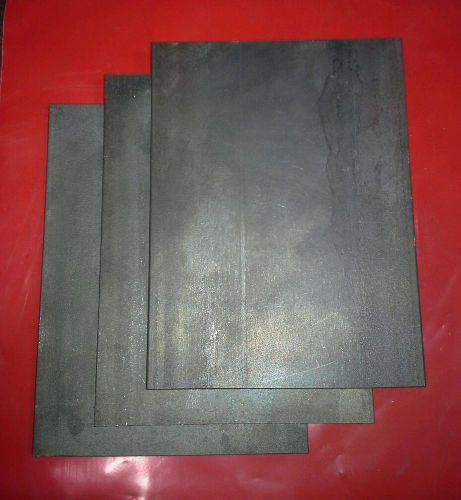 1/4(.250)thick&#034;x 6 &#034;x 8 &#034; steel plates