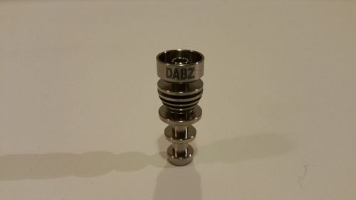 Pure grade 2 titanium dome less dab nail 14mm 18mm male socket gr2