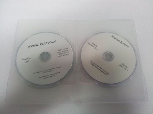 NOVELLUS SYSTEMS RECOVERY DVD RX945G PLATFORM VERSION 1.07