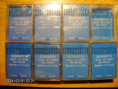 710 pc lot SCHMETZ sewing machine needles system UY 121 GS SES GUS