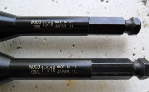 Two New WoodOwl Deep Cut Wood Boring Auger Bits