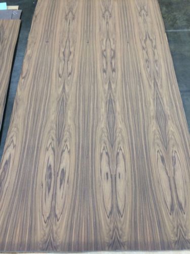 Wood Veneer Rosewood 46x93 1pc total 10mil glue paper backer &#034;EXOTIC&#034; Skid 548