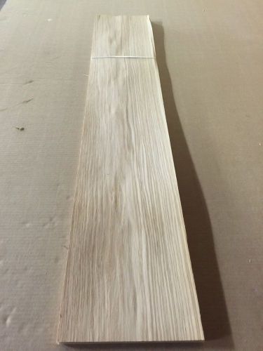 Wood Veneer White Oak 8x43 22 Pieces Total Raw Veneer &#034;EXOTIC&#034; WO1 1-7-14