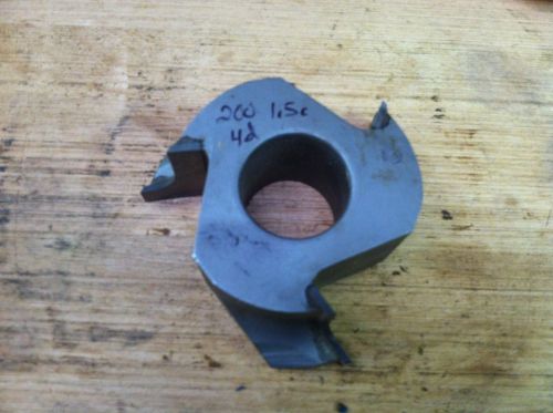 1-1/4 bore 1.5 cut 4 dia carbide top 200 Shaper cutter round over corner