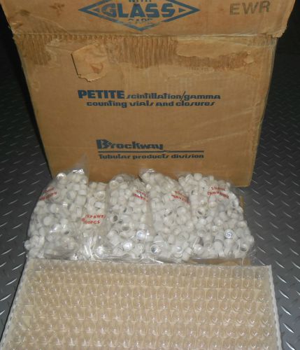 1000 Pack 8ml Scintillation Tube &amp; 15-425 Cap