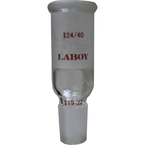 Laboy Glass Enlarging adapter with 24/40 top outer joint and 19/22 bottom inner