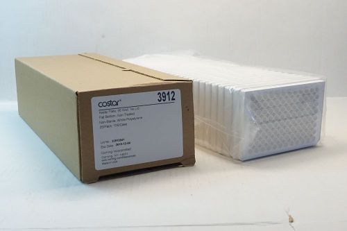 Corning Costar 3912 96 Well White Plate, Pack of 25; NEW in Box