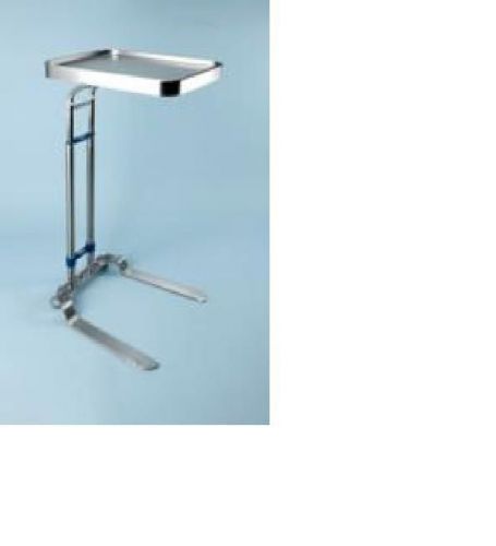 Blickman 8869 SS Double Post Mayo Stand Foot Control 21&#034; X 16&#034; Tray New