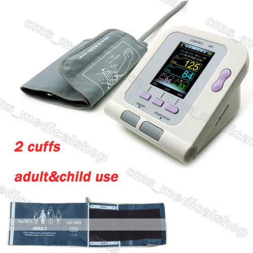 Digital blood pressure monitor heart beat nibp,pc software,adult&amp;child to use for sale