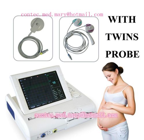 CE, Ultrasound Prenatal Fetal Movement monitor,FHR TOCO with twins probe CMS800G