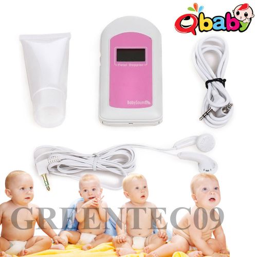 Baby sound b fetal doppler, fda&amp;ce proved lcd screen,free gel,heart rate monitor for sale