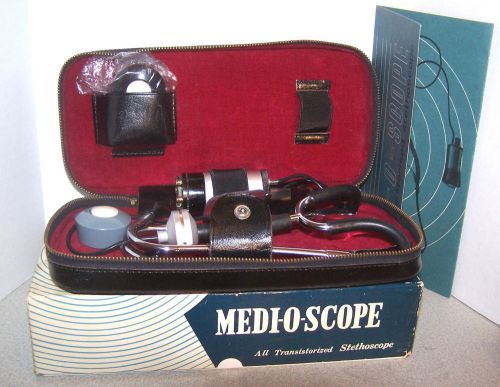 Mepco Scope Transistorised Electronic Vintage Stethoscope ST-2 Medi O scope