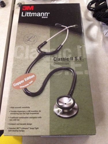 3m LITTMANN CLASSIC II SE Stethoscope  CHOCOLATE Tube COPPER Edition