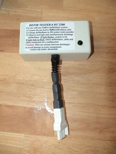 Conmed padpro defibrillator dt-2200 defib cable tester dt2200 for sale