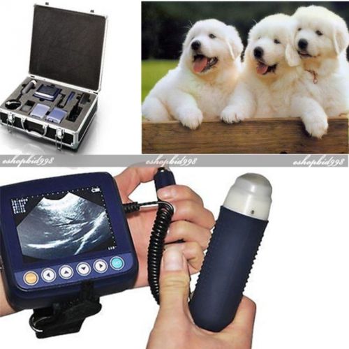 Veterinary Wrist Handheld portble Ultrasound Scanner Machine w waterproof Probe
