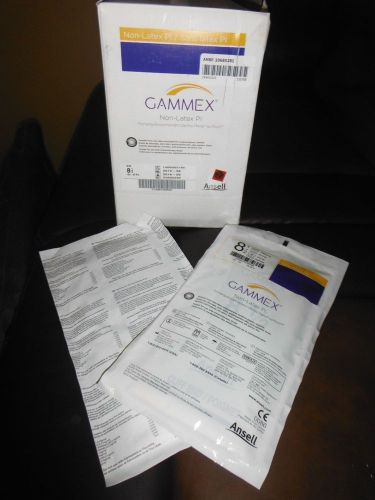 ANSELL GAMMEX NON-LATEX PI- SIZE 8.5- LOT OF 50
