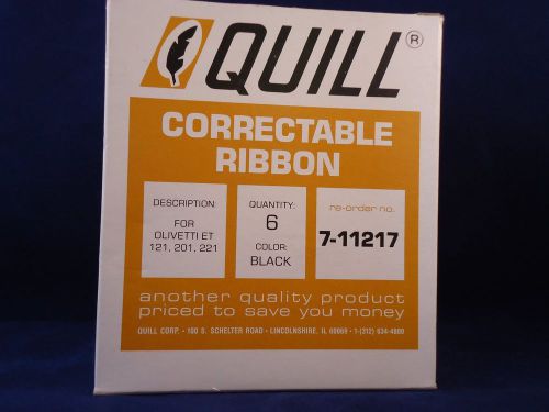 QUILL CORRECTABLE RIBBON 7-11217 (Lot of 4)