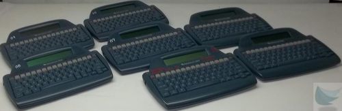Lot of 7 AlphaSmart 2000 Portable Keyboard Word Processors