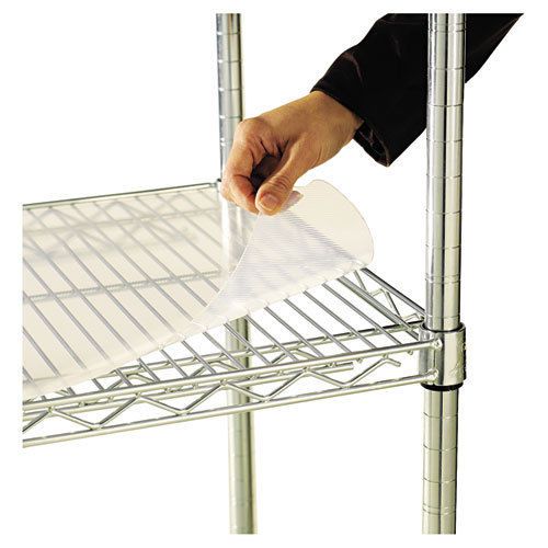 Alera Shelf Liners For Wire Shelving, 48w x 18d, Clear Plastic, - ALESW59SL4818